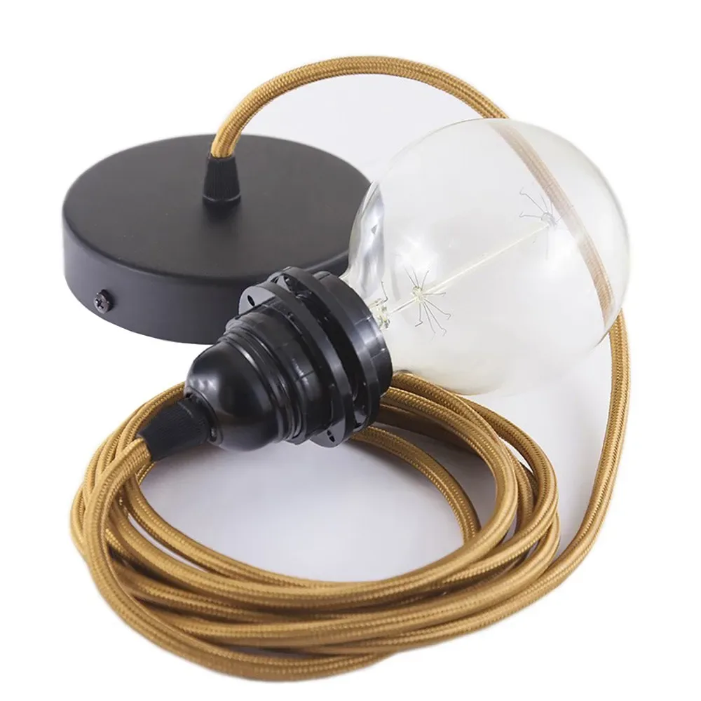 Cables Lampe Suspendue Pendel Pour Abat-jour Rm22 50 Cm Whiskey / Black One Size - Creative - FashionsVida