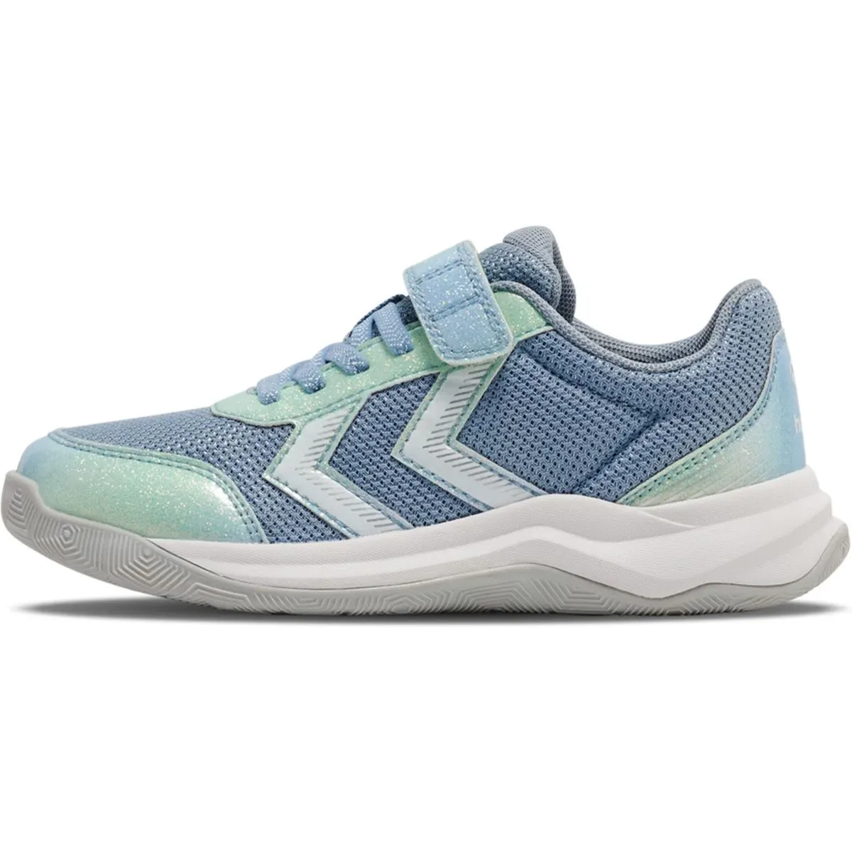 Multiplay Flex VC 2.0 Kinder Hallenschuhe, hellblau, Größe 33 33 - Hummel - FashionsVida
