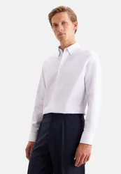 Slim Business Hemd Karo Blau 43
