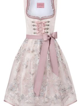 Dirndl Lacey (rose, Gr. 44) von Wiesnwuid für Damen, 100% Polyester