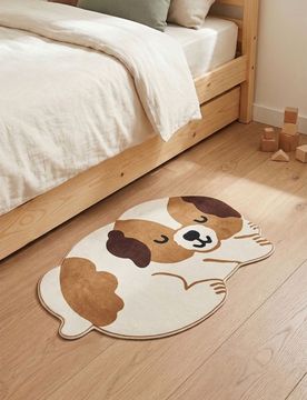Tappeto a forma di cane - multicolor
