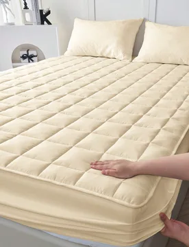 Pieza Sábana ajustable impermeable, protector de colchón cómodo, funda de colchón beige, decoración de habitación, amigable con la piel y transp - Shein - FashionsVida
