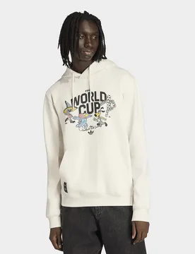 Mens Felpa Mascot Coppa Del Mondo Fifa 26 - Bianco, bianco bianco Uomo taglia S - Adidas - FashionsVida