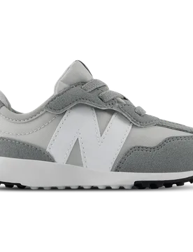 Hook & Loop Baby Shoes - Grey - Size 4.5 - Leather - Grey - Size: 4.5 - New Balance - FashionsVida