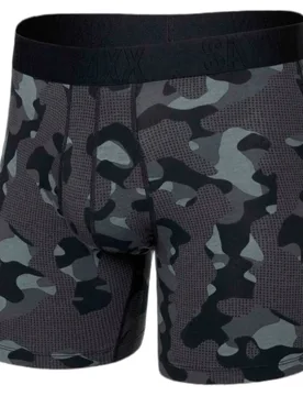 Boxers Droptemp Cooling Pebble Camo / Graphite L - Saxx Underwear - FashionsVida