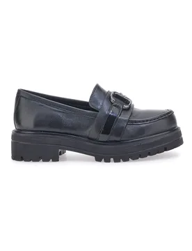 Mocassini Neri in Pelle con Platform Pittarello 14118B 38 - Disney - FashionsVida