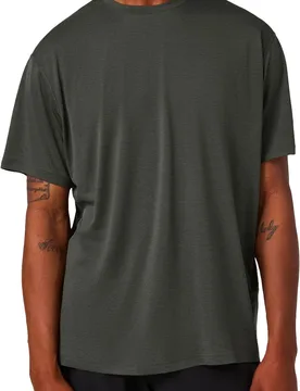 T-shirt technique stretch et respirant - S/S Terrain Tee M River Rock - Taille M - Vert - Vuori - FashionsVida