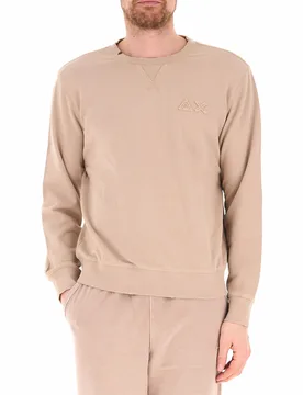 SUN68 Felpa in cotone SABBIA S - Sun68 - FashionsVida