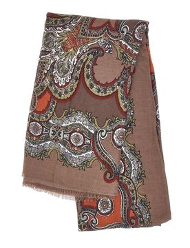 Maxi Foulard Marrone Da Donna GianMarco Venturi 66157