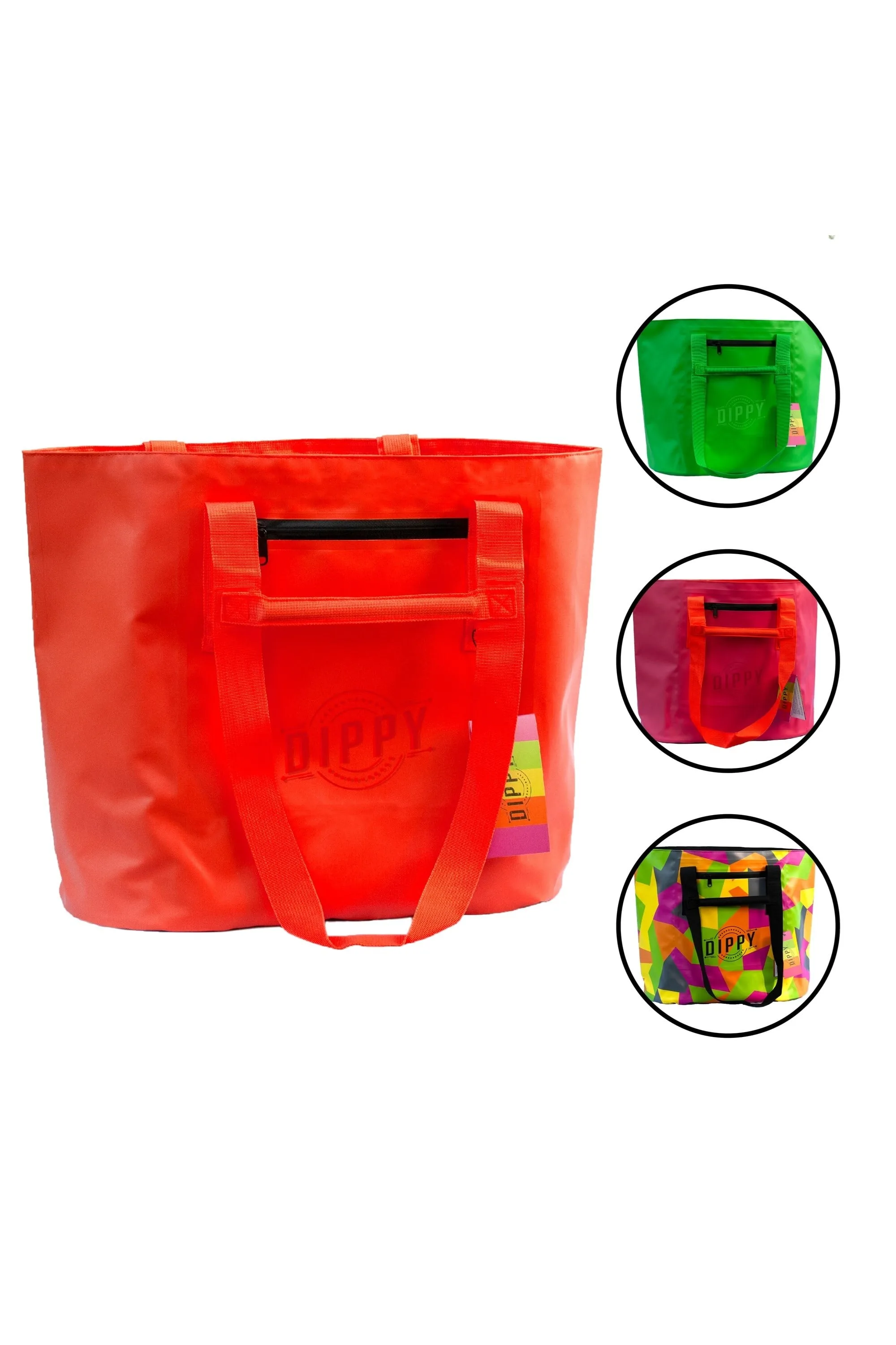 L Waterproof Tote Bag - Dippy Swim - FashionsVida