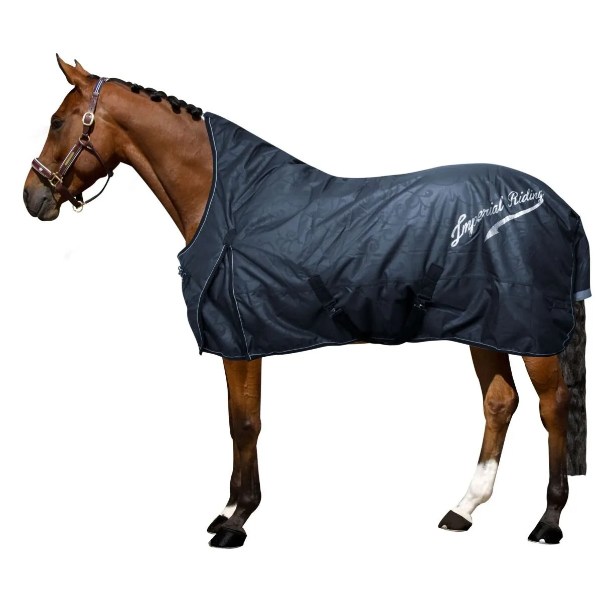 Outdoordecke IRH SUPER-DRY 100g navy 165 cm - Imperial Riding - FashionsVida