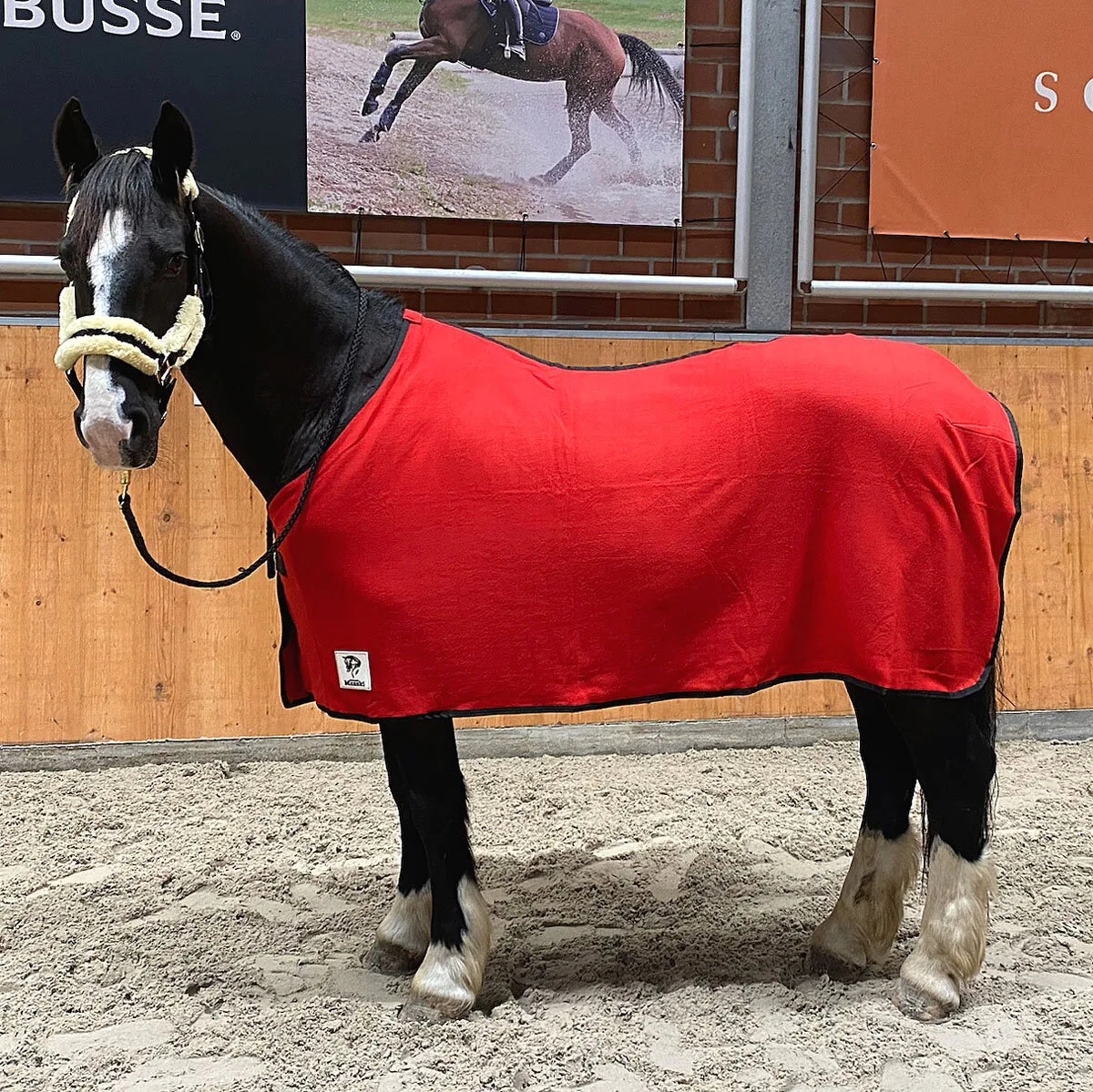 Manski Abschwitzdecke Fleece Baltic rot 85cm - Reitsport Manski - FashionsVida