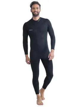 Combinaison Néoprène à Manches Longues Avec Fermeture éclair Dans Le Dos Atlanta 2 Mm Black S