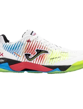 Chaussures De Futsal Top Flex Plus76 White / Yellow / Red EU 41 Homme - Joma - FashionsVida