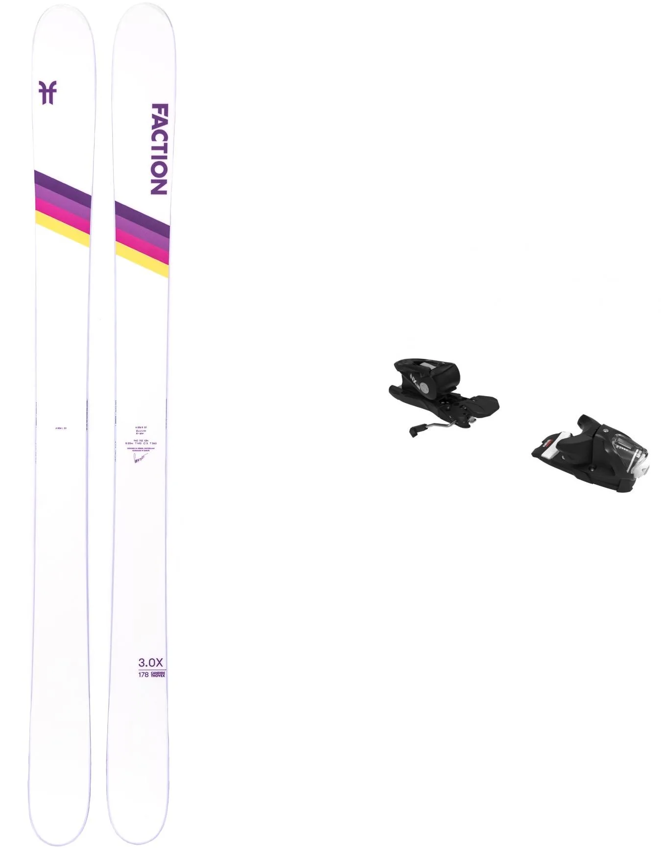 Packs (skis + fix) - - Pack CANDIDE 3.0 X 2021 - Faction - FashionsVida