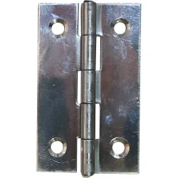 Bisagra Estrecha Acero Inoxidable - 2 Uds