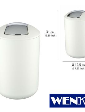Kosmetikeimer Brasil Weiß L, 6,5 Liter