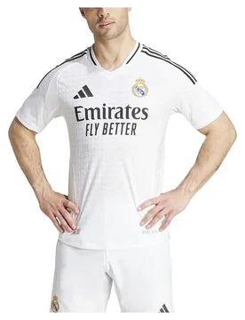 T-shirt à Manches Courtes Domicile Real Madrid 24/25 Authentic White M - Adidas - FashionsVida