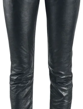 Lederhose - ZipaTrouser SNVV - S bis 5XL - für Damen - Größe M - schwarz - Frauen - female - Mauritius - FashionsVida