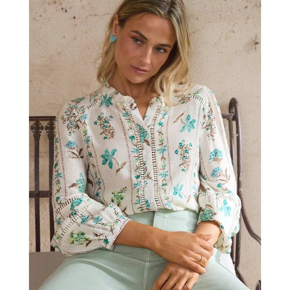 Camisa estampada de mujer - Polin et Moi - FashionsVida