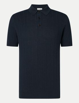 JEANS Poloshirt Colinor Blau L