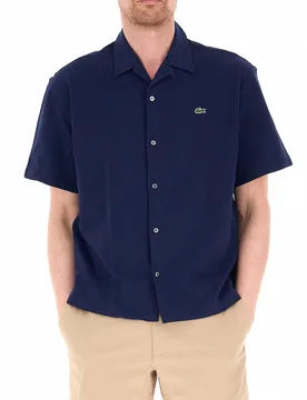 Camicia in cotone BLU NAVY 41 - Lacoste - FashionsVida