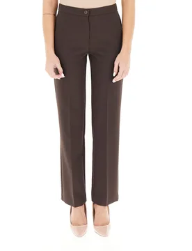 Pantalone misto viscosa MARRONE 52 - 2 LINKS - FashionsVida