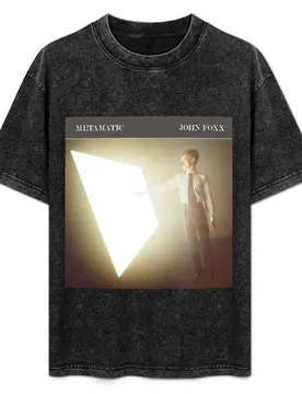 John Foxx - Metamatic (1980 Print) T-Shirt Comfortable Workout Short Sleeve Shirt - Aliexpress - FashionsVida