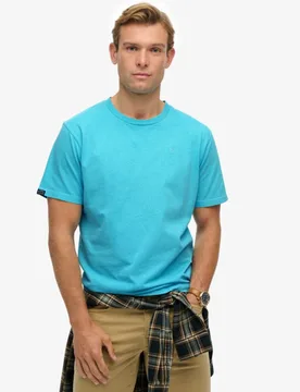 Superdry Herren Essentials T-shirt in Lockerer Passform Blue - Größe: M - 29.99 - FashionsVida