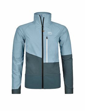 Veste de randonnée softshell Punta Berrino bleu clair M