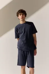 Rundhals Sweatshirt 1/2 Arm male