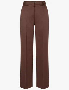Soft Piqué Wide Leg Pants female