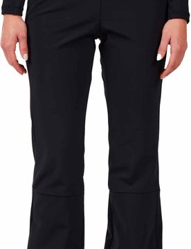 Steghose W Ski Softshell Pant Black für Damen aus Softshell Größe S schwarz