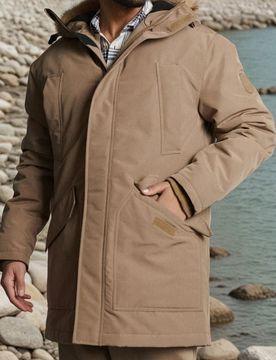 Cappotto con cappuccio - beige