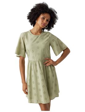 Vestito corto verde 10281728