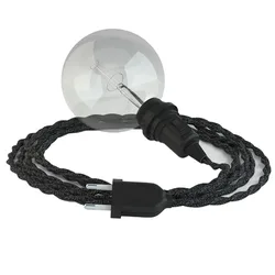 Cables Lampe Suspendue Pour Abat-jour Tn03 3 M Anthracite / Black One Size