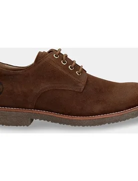 Zapatos de cordones de hombre en velour con forro de piel - Panama Jack - FashionsVida