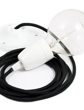 Cables Suspension Luminaire Rm04 50 Cm Black / White One Size - Creative - FashionsVida