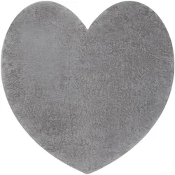 Teppiche Moderner Waschteppich Shape 3105 Herz Shaggy - 80x80 Cm 80x80 Cm
