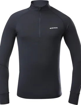 Langarm-T-Shirt aus Merinowolle – Herren – Sarenne Merino Half Zip M Sarenne Merino Half Zip Black für Herren aus Wolle Größe - Eider - FashionsVida