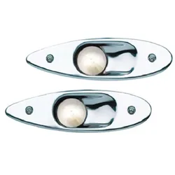 Stainless Led Sight Light Chrome One Size unisex