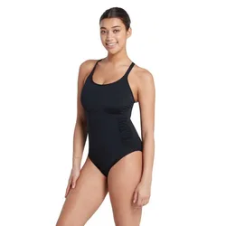 Multiway 1 Piece Swimsuit Black 34 Women
