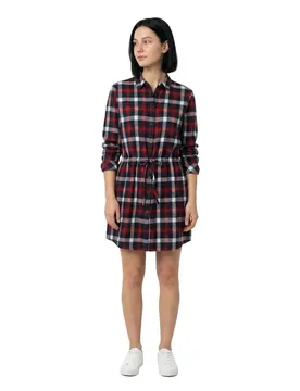 Vestito A Maniche Lunghe Marina Royal Red L