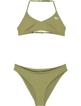 Bikini Solid Active Rg Triangle Bralette Oil Green 14 Anni - Roxy - FashionsVida