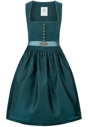 Dirndl Cora (petrol, Gr. 48) von Heimatgwand für Damen, 75% Polyester, 25% Baumwolle