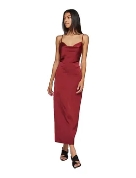 Robe Longue Sans Manches Ravenna Cabernet 38