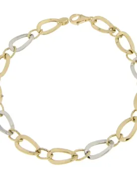 Bracciale Donna Oro Giallo Bianco GL100734