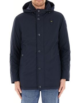 Giubbotto con cappuccio BLU NOTTE XXXL