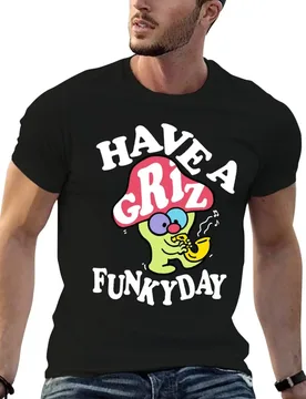 Griz Merch GRiZ Have a Funky Day T-Shirt Fashion Casual Short Sleeve Top - Aliexpress - FashionsVida