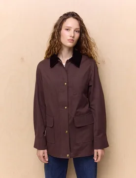 Parka de algodón lisa de mujer - Easy Wear - FashionsVida